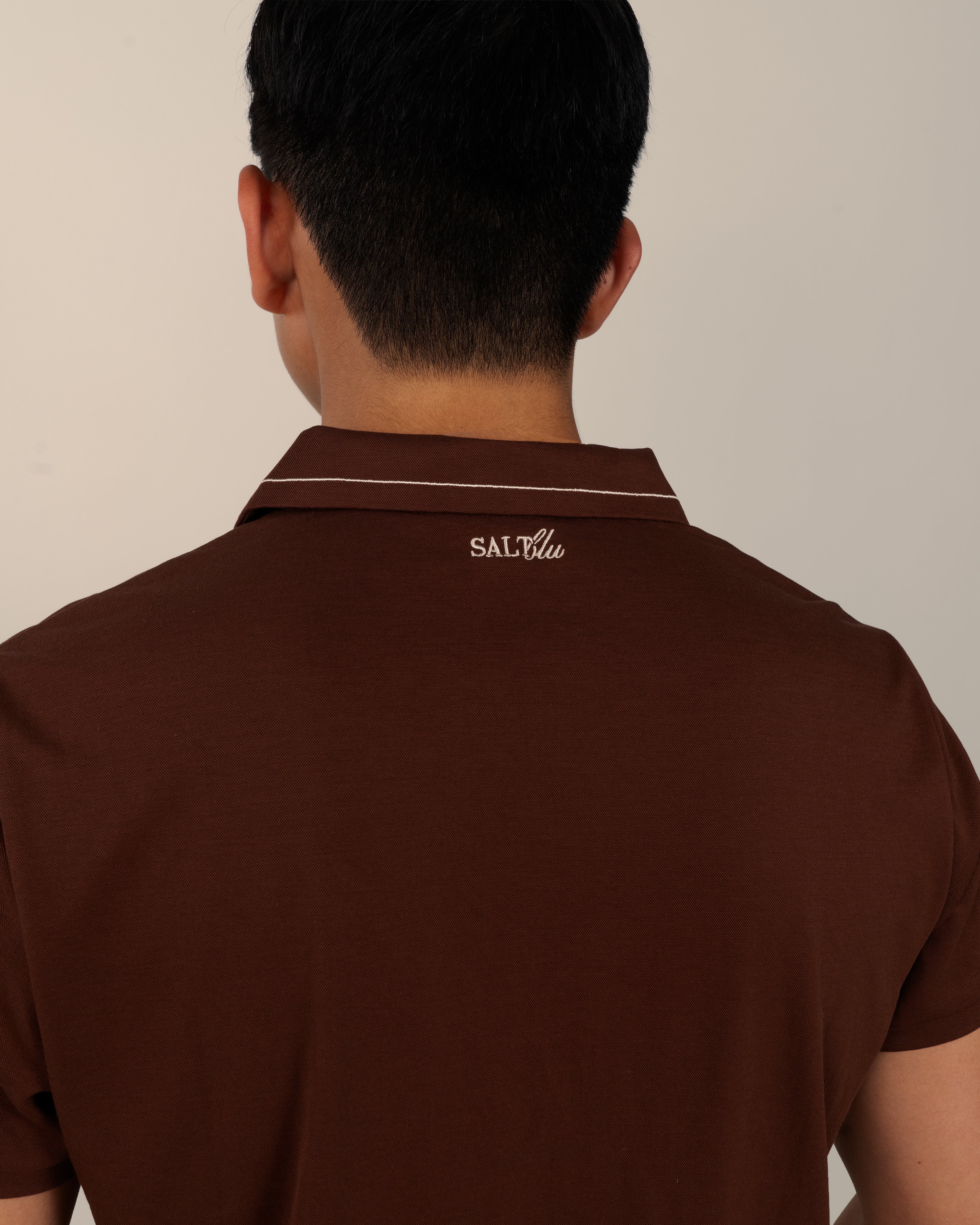 Men's Polo - Coffee
