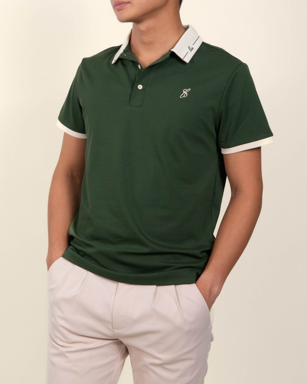 Men's Polo - Forest