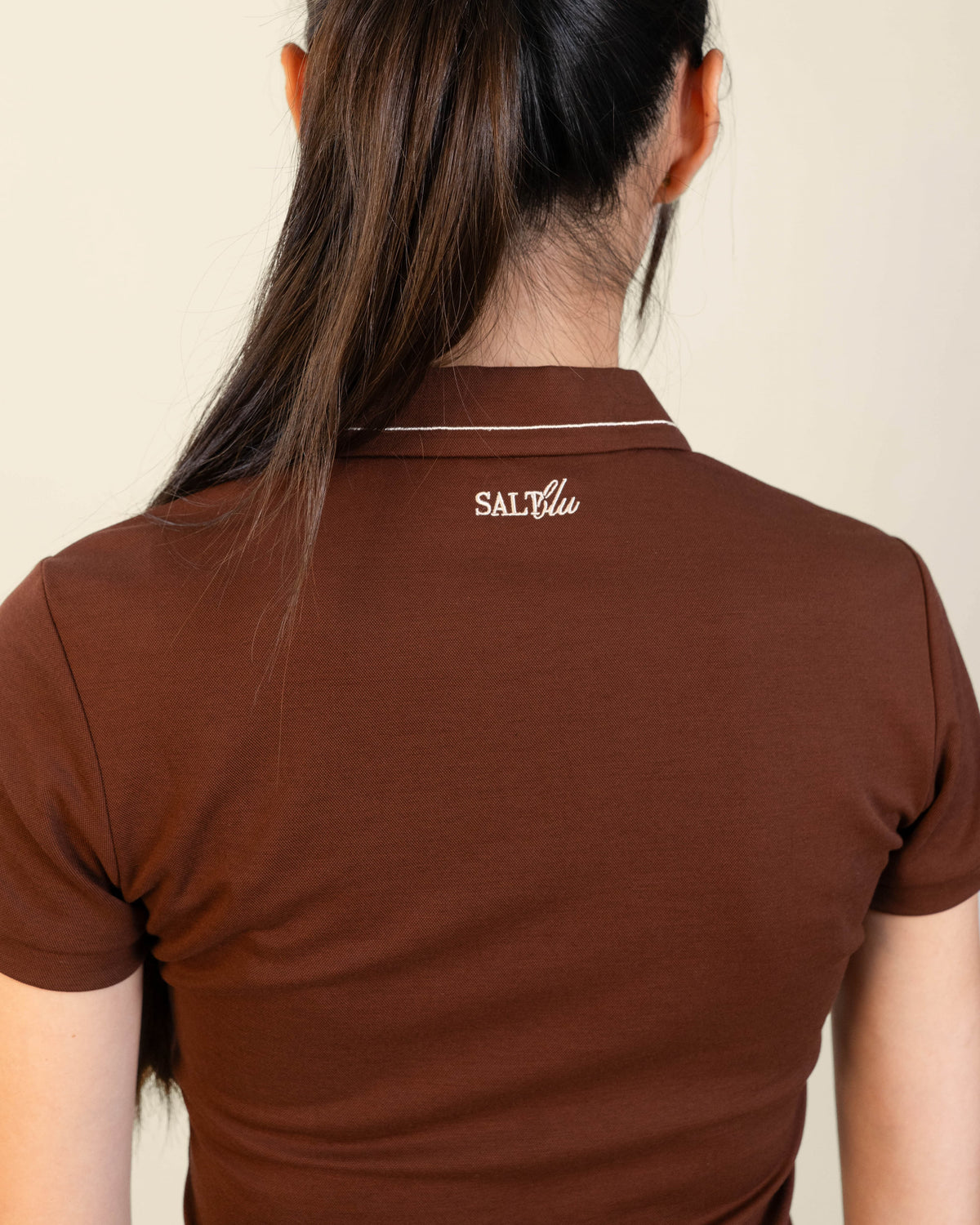 Women's Polo - Coffee