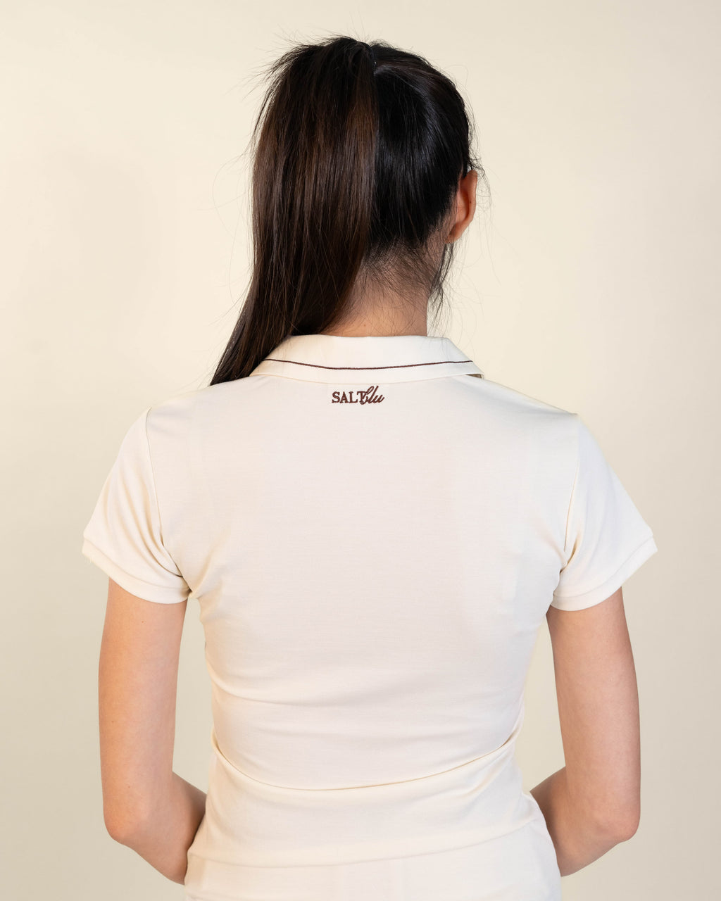 Women's Polo - Cream
