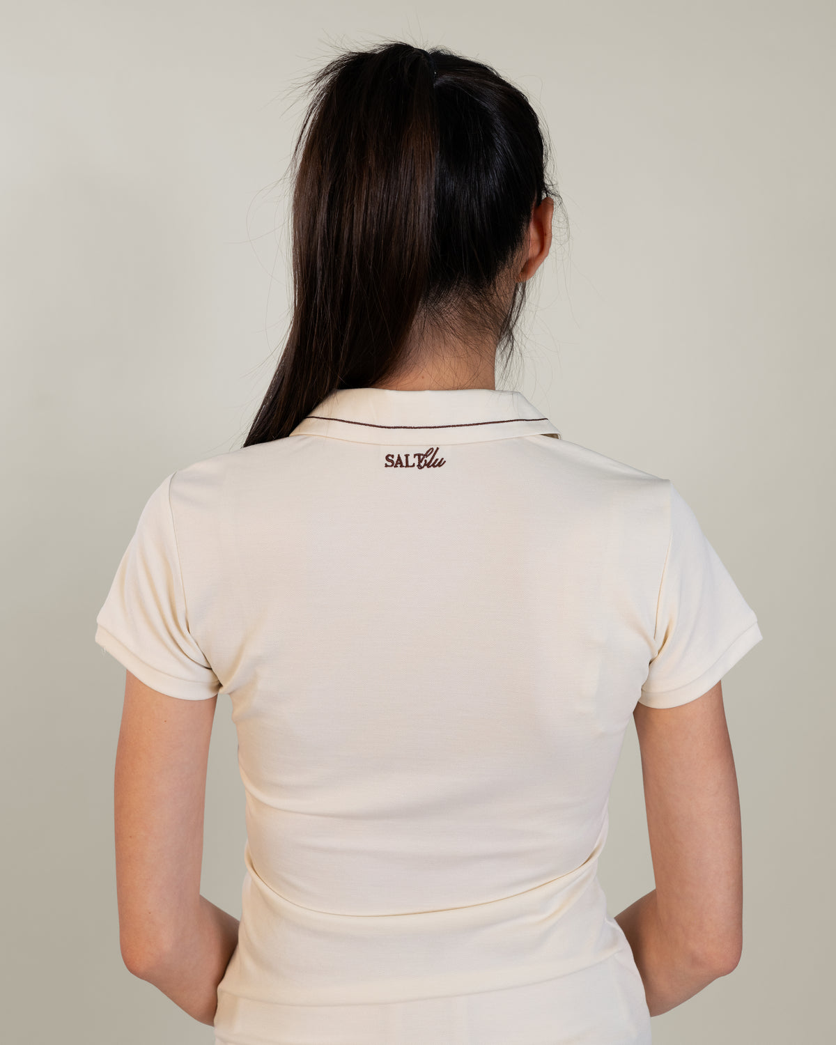 Women's Polo - Cream