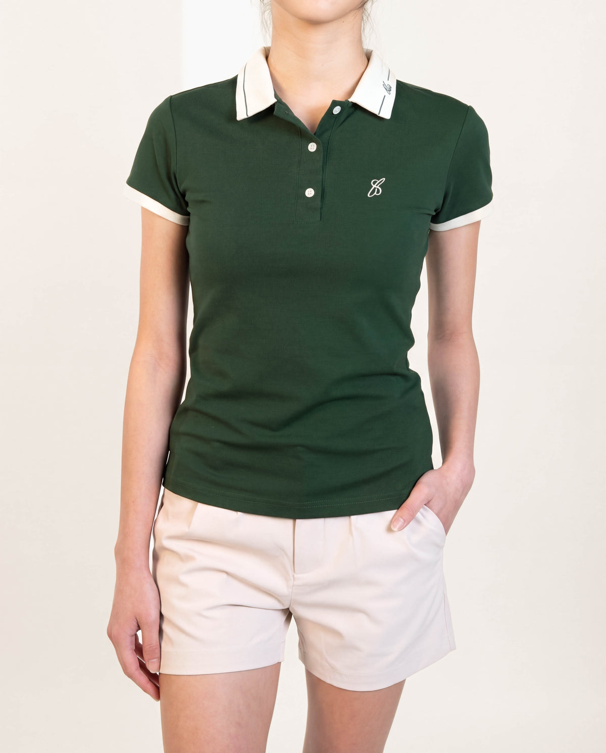 Women's Polo - Forest