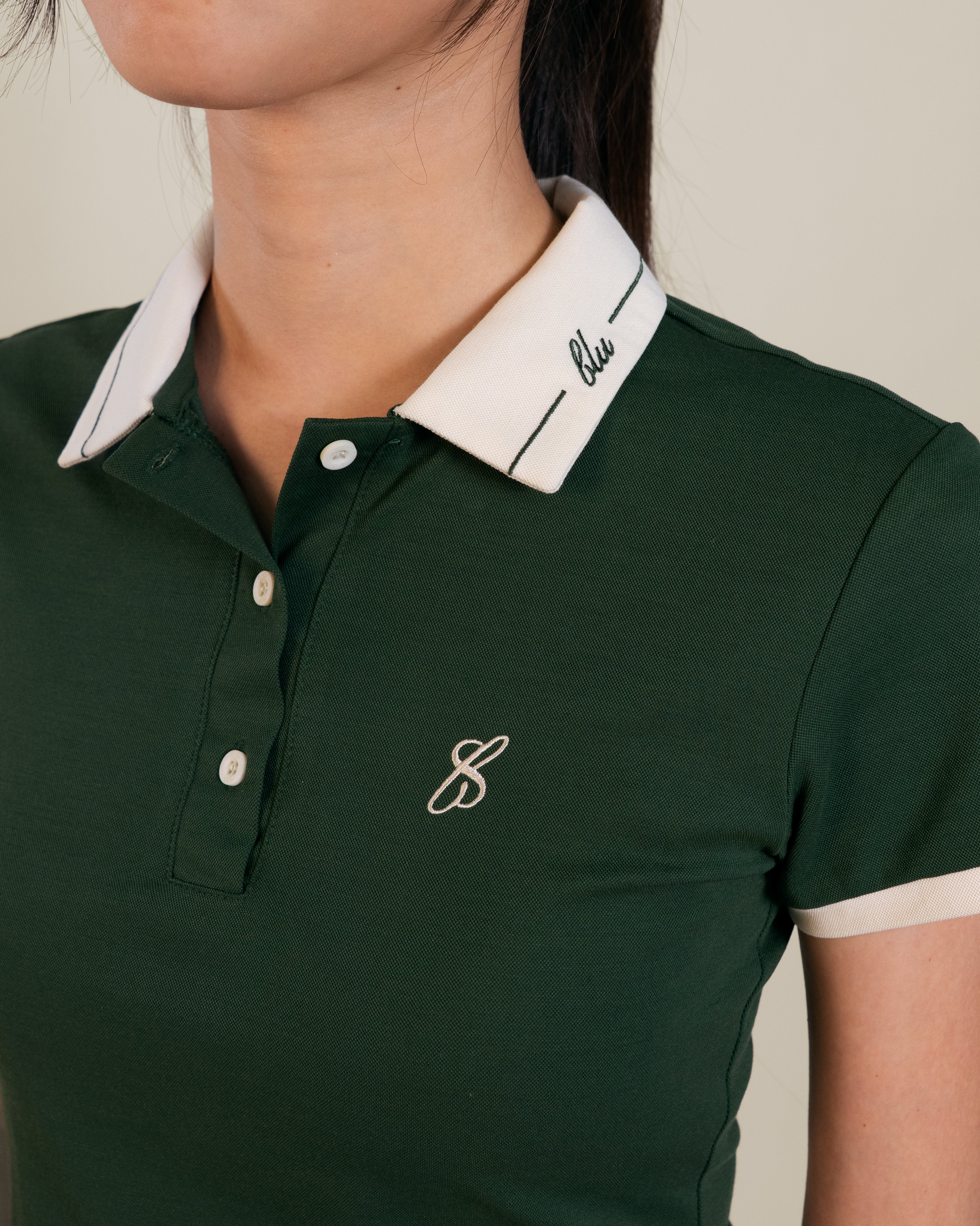 Women's Polo - Forest